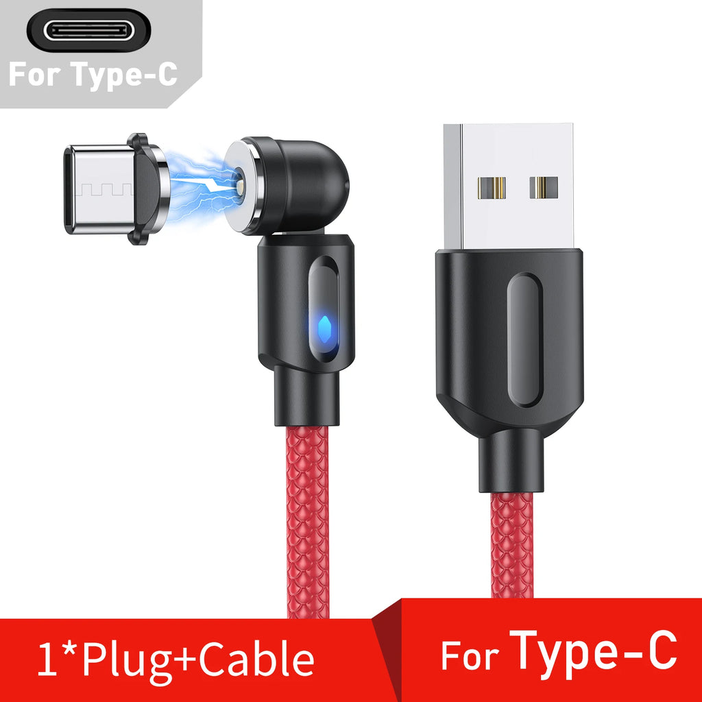 Magnetic Rotating Fast Charging Cable
